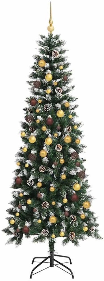 Dirbtinė Kalėdų eglutė Žalia 240 cm PVC, plastikas ir plienas