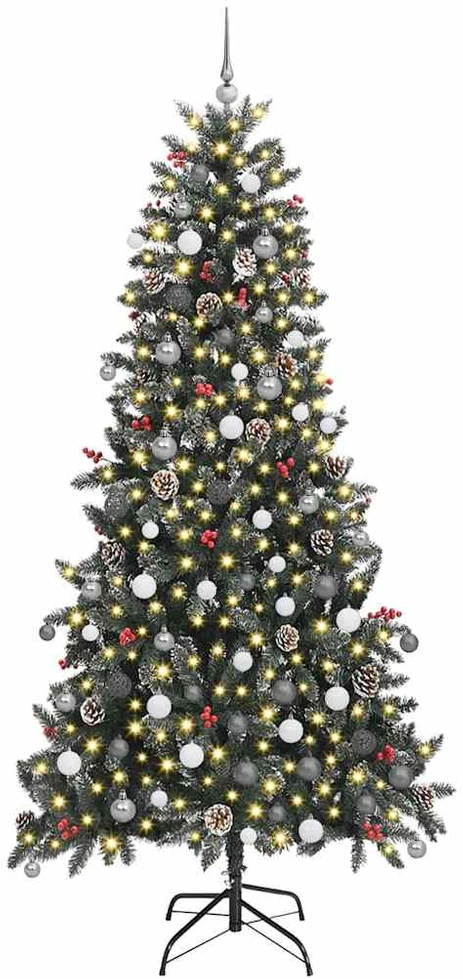 Dirbtinė Kalėdų eglutė Žalia 240 cm PVC, plastikas ir plienas