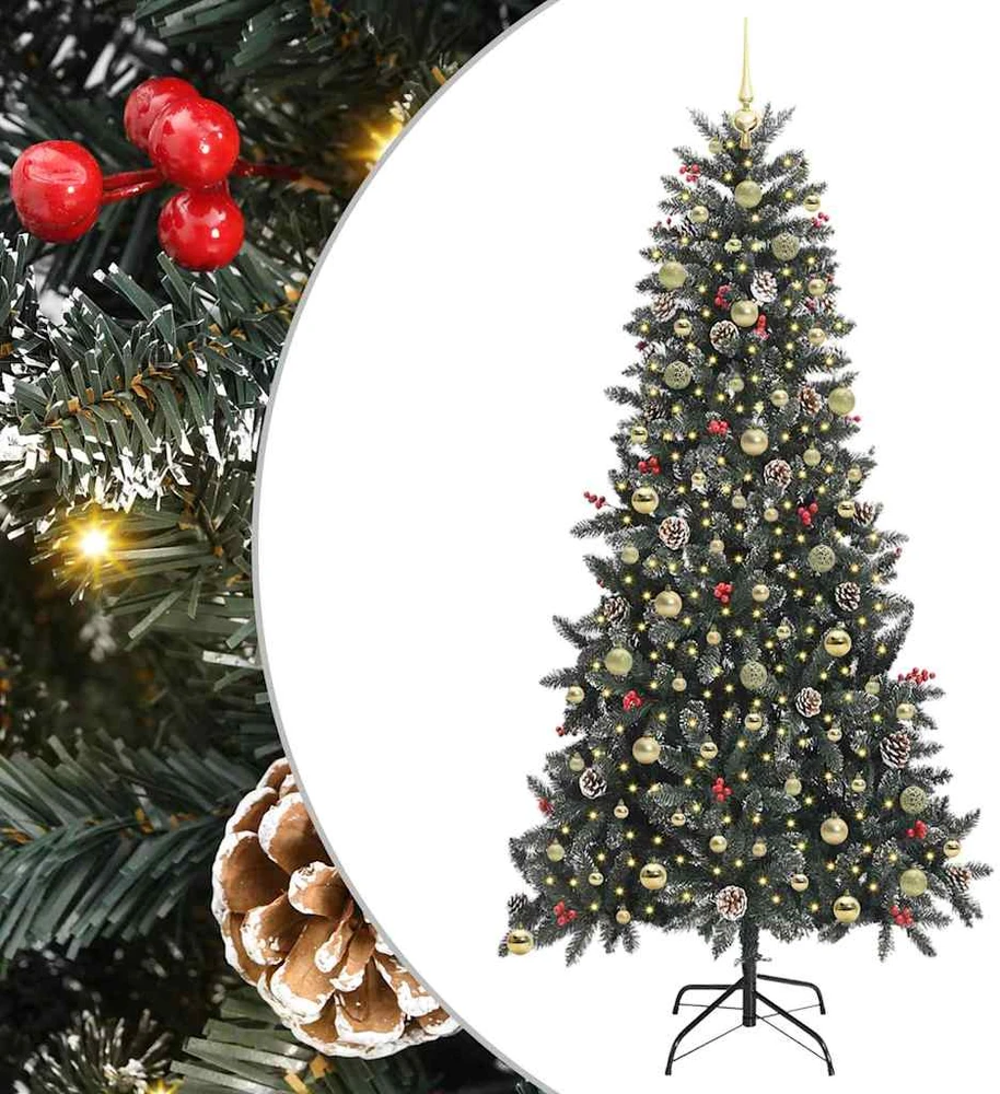 Dirbtinė Kalėdų eglutė Žalia 240 cm PVC ir plastikas