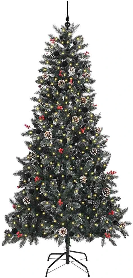 Dirbtinė Kalėdų eglutė Žalia 240 cm PVC, plastikas ir plienas