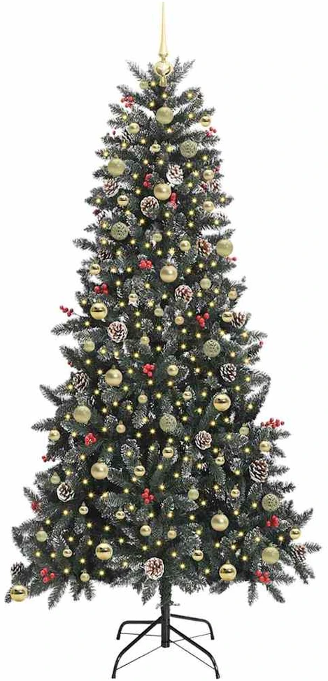 Dirbtinė Kalėdų eglutė Žalia 240 cm PVC ir plastikas