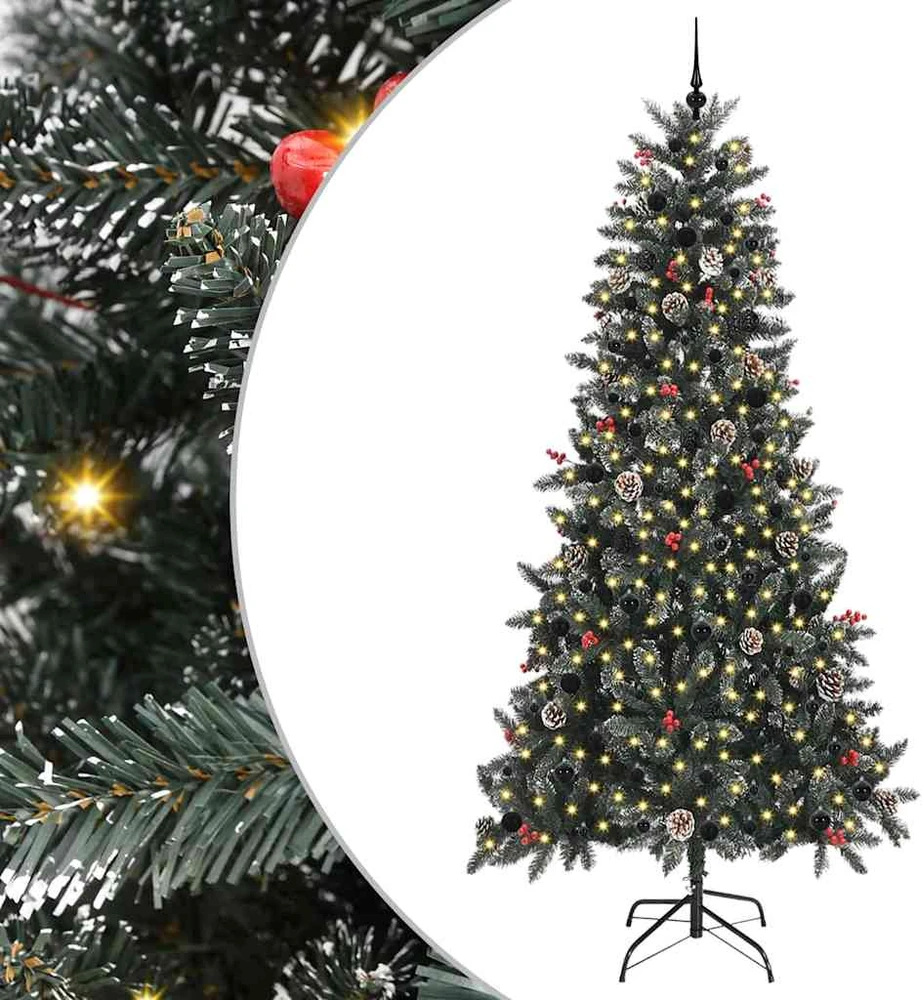 Dirbtinė Kalėdų eglutė Žalia 240 cm PVC, plastikas ir plienas