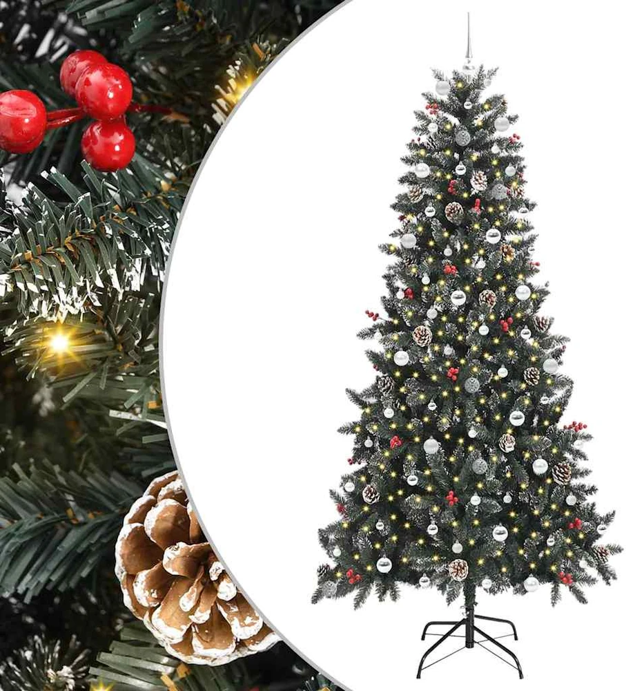Dirbtinė Kalėdų eglutė Žalia 240 cm PVC, plastikas ir plienas