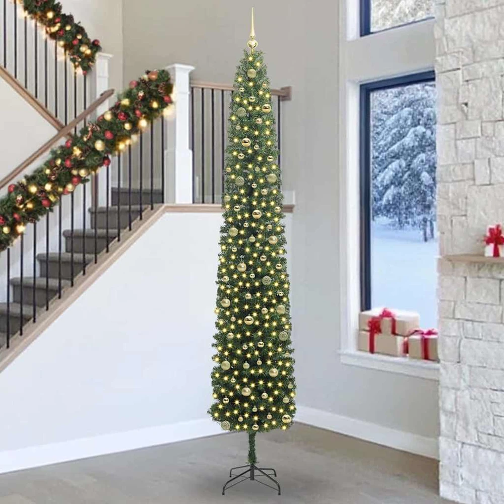 Dirbtinė Kalėdų eglutė Žalia 270 cm PVC, plienas ir plastikas
