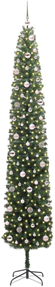 Dirbtinė Kalėdų eglutė Žalia 270 cm PVC, plienas ir plastikas