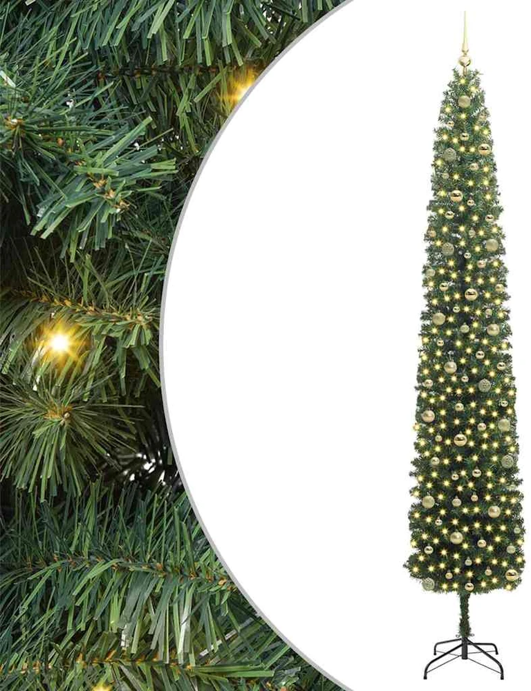 Dirbtinė Kalėdų eglutė Žalia 270 cm PVC, plienas ir plastikas