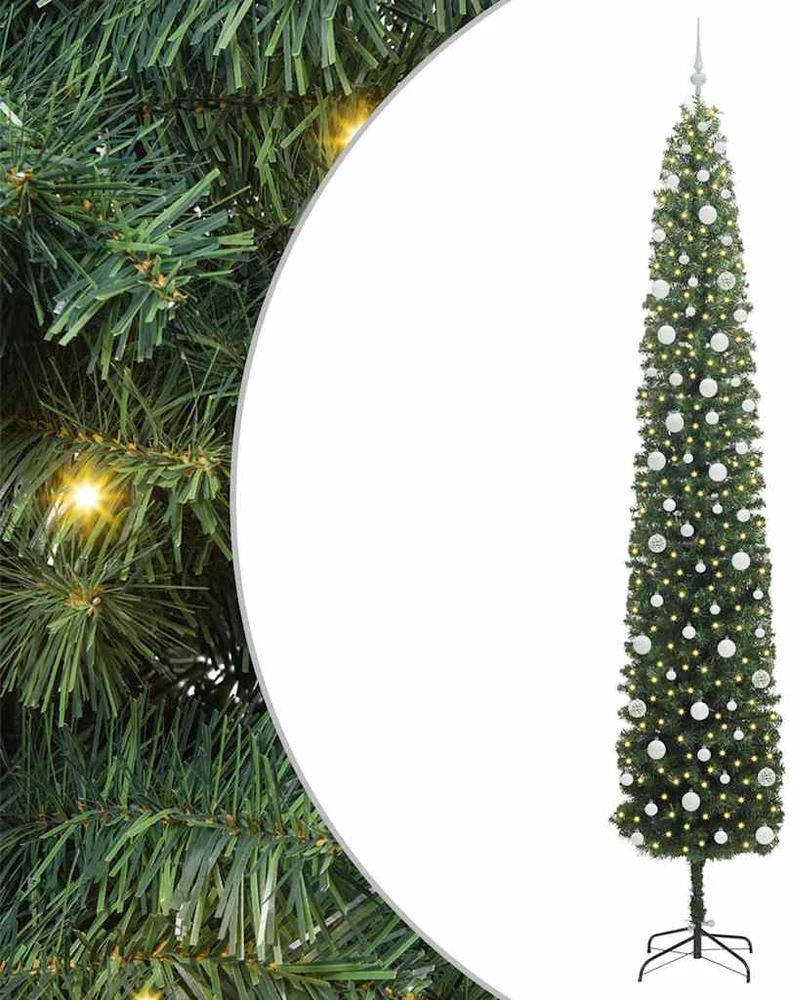 Dirbtinė Kalėdų eglutė Žalia 270 cm PVC, plienas ir plastikas