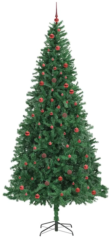 Dirbtinė Kalėdų eglutė Žalia 300 cm PVC ir Metalas ir Plastikas