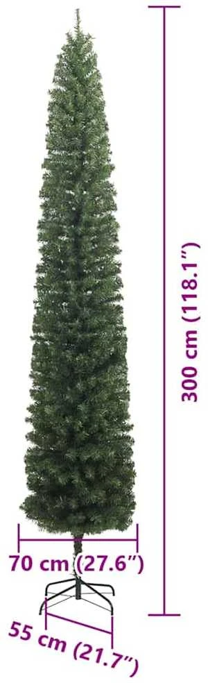 Dirbtinė Kalėdų eglutė Žalia 300 cm PVC, plienas ir plastikas