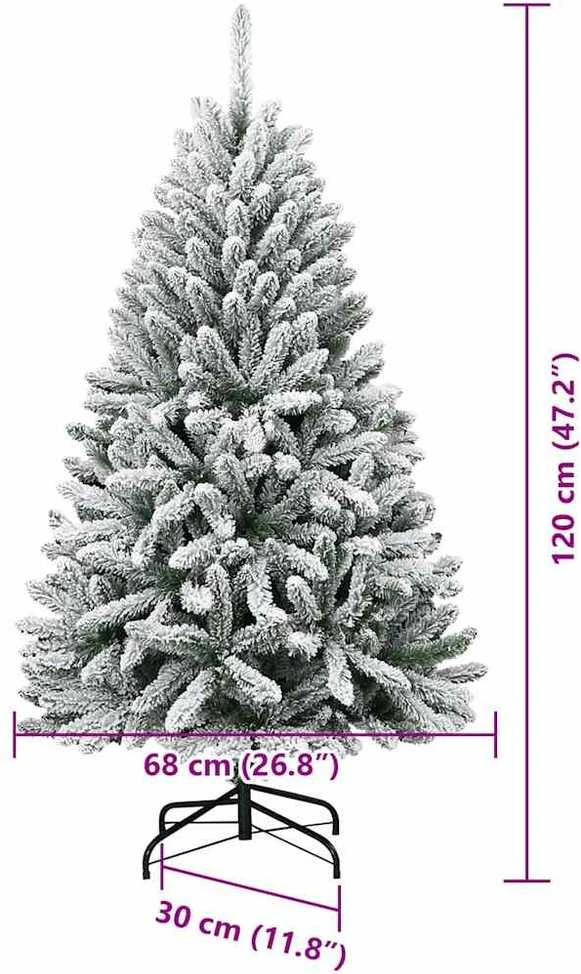 Dirbtinė Kalėdų eglutė 120 cm 150 LED Šilta balta