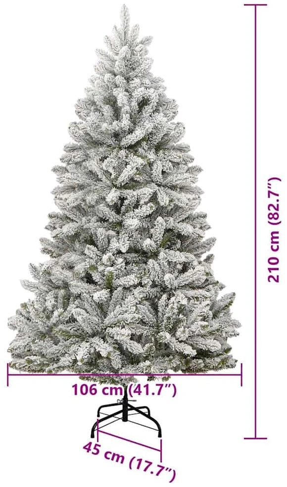 Dirbtinė Kalėdų eglutė 210 cm 300 LED Šilta balta