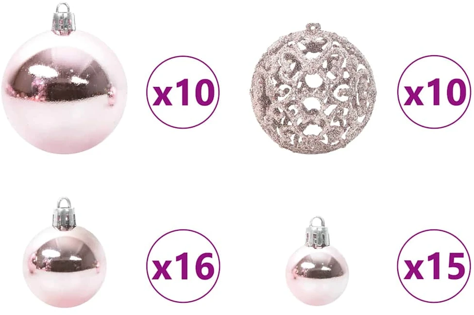 Dirbtinė Kalėdų eglutė Žalia ir balta 210 cm