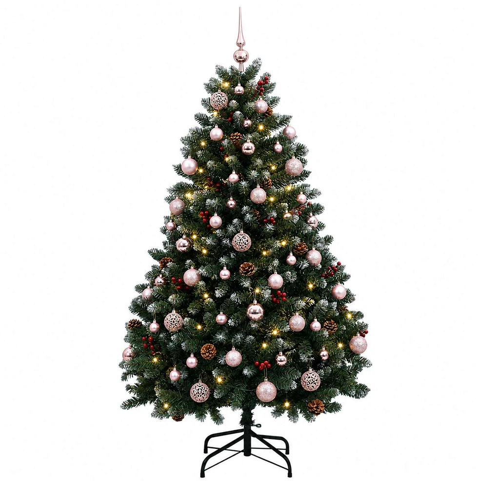 Dirbtinė Kalėdų eglutė, žalia su žaisliuku 150 cm 150 LED