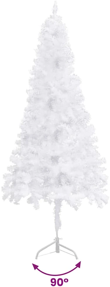 Dirbtinė kampinė Kalėdų eglutė, žalia, 240cm, PVC
