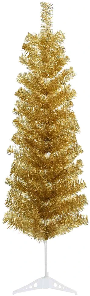 Dirbtinė liekna Kalėdų eglutė su burbulais 150 cm 150 LED