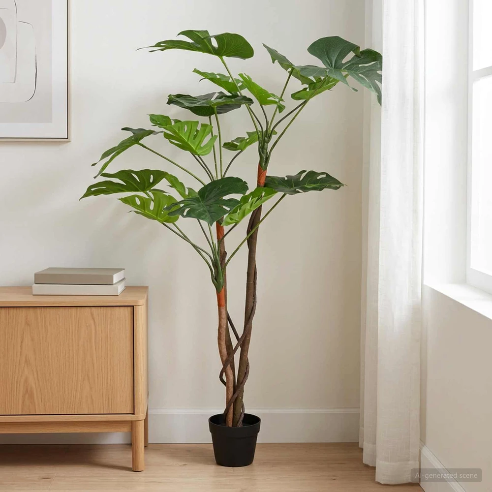 Dirbtinė Monstera Augalas Žalia 70 x 16 x 130 cm