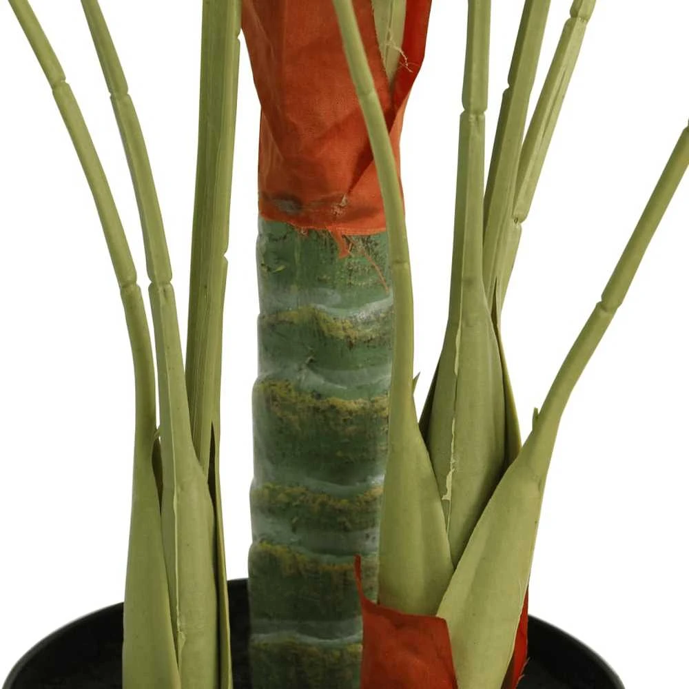 Dirbtinė palmė su trimis kamienais, žalios spalvos, 85cm, PP