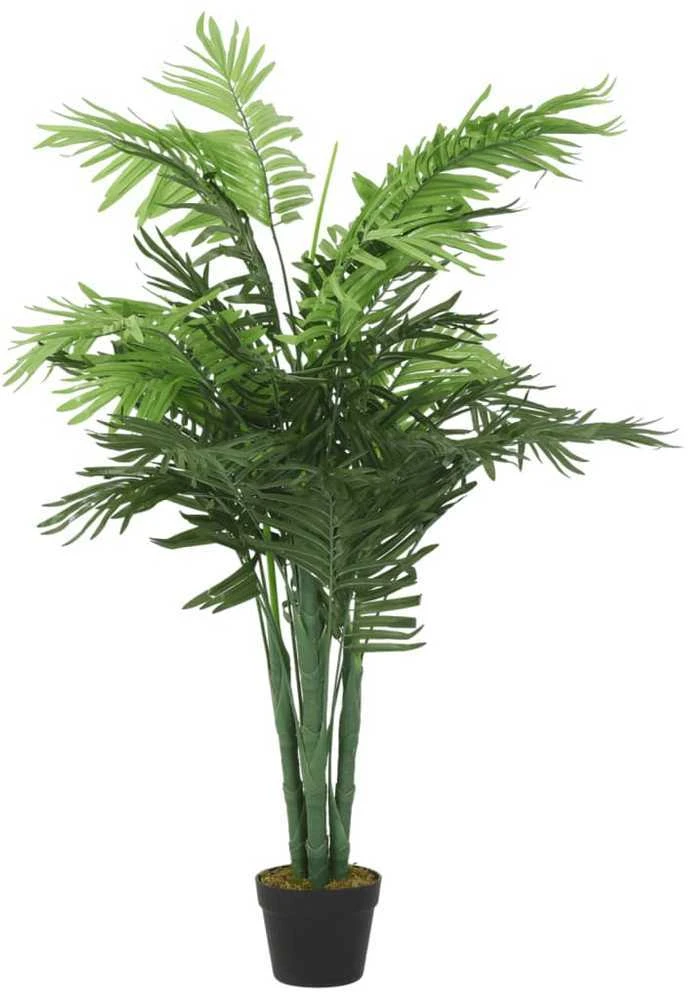 Dirbtinė palmė, žalios spalvos, 120 cm, 28 lapų
