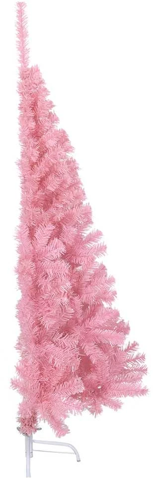 Dirbtinis prieššventinis eglutė su šviesomis Rožinė 240 cm PVC