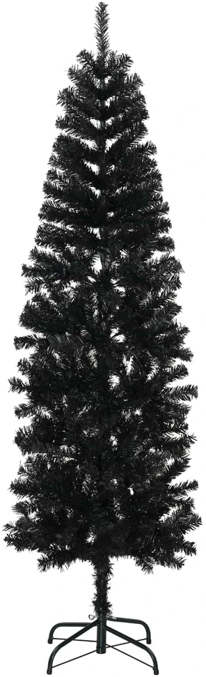 Dirbtinė siaura kalėdinė eglutė su žaisliuku 180 cm 300 LED