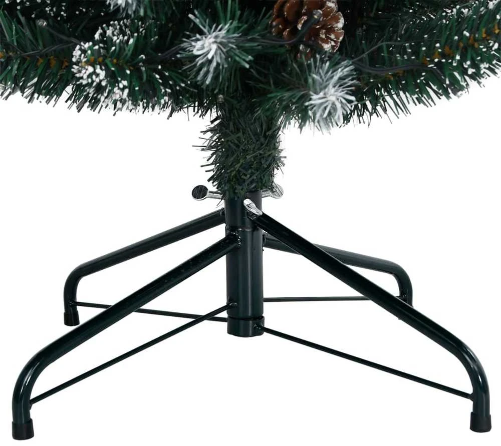 Dirbtinė siaura Kalėdų eglutė, 150 LED, 120cm