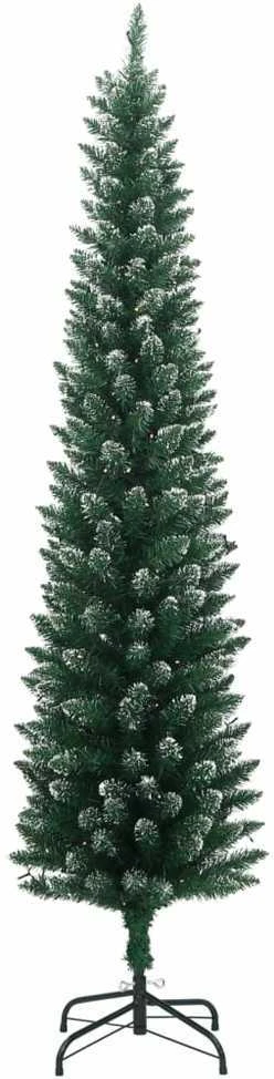 Dirbtinė siaura Kalėdų eglutė, 300 LED, 210cm