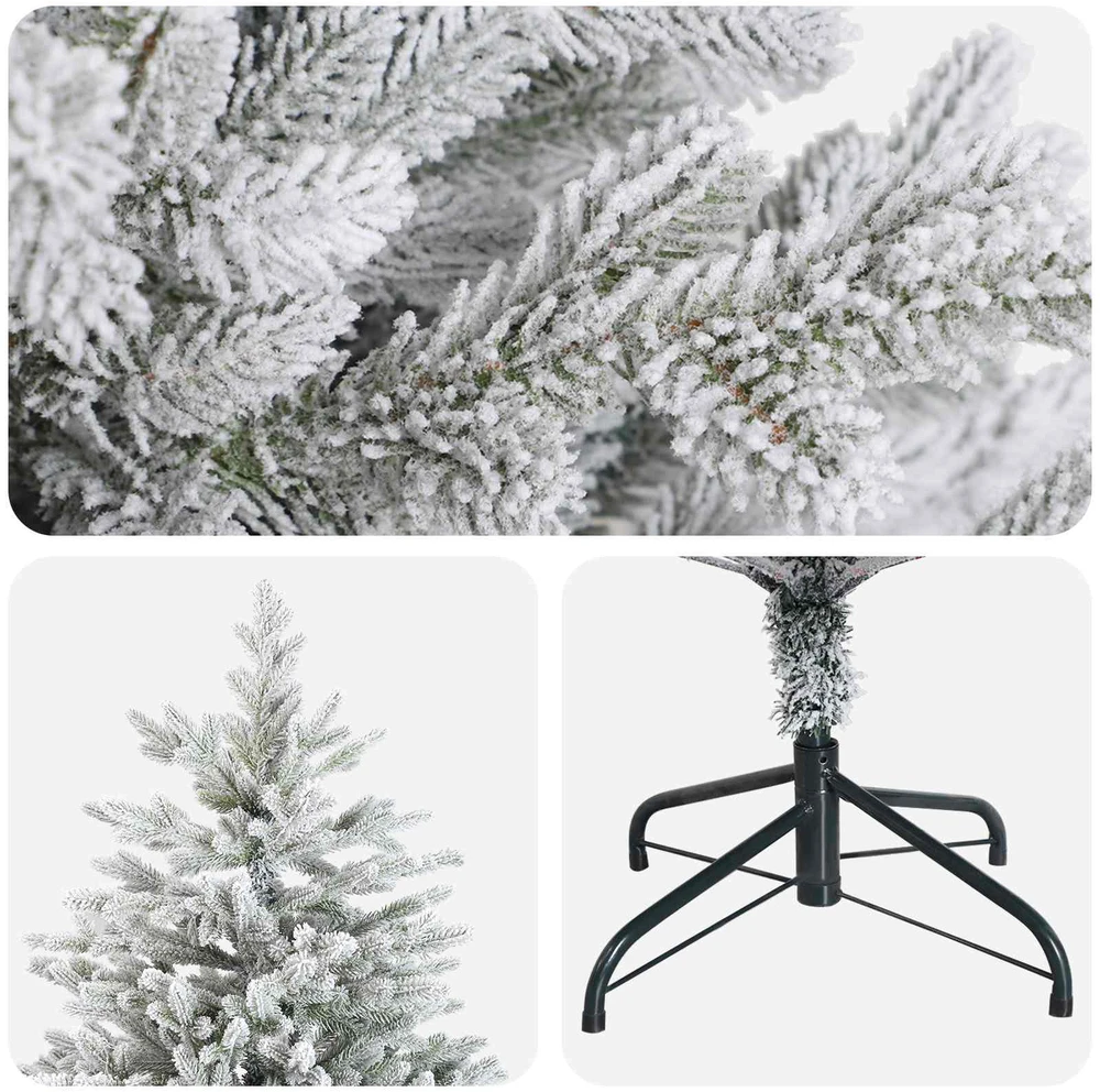 Dirbtinė Sulankstoma Kalėdų Eglutė 120 cm PVC ir metalas