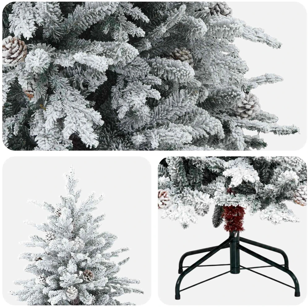 Dirbtinė Sulankstoma Kalėdų Eglutė 120 cm PE ir PVC