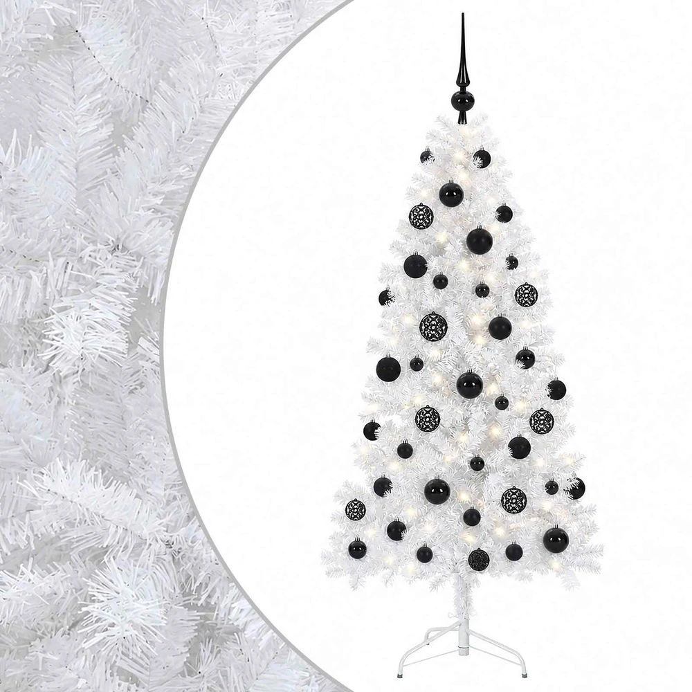 Dirbtinė kalėdinė eglutė su rutuliuku 120 cm 150 LED