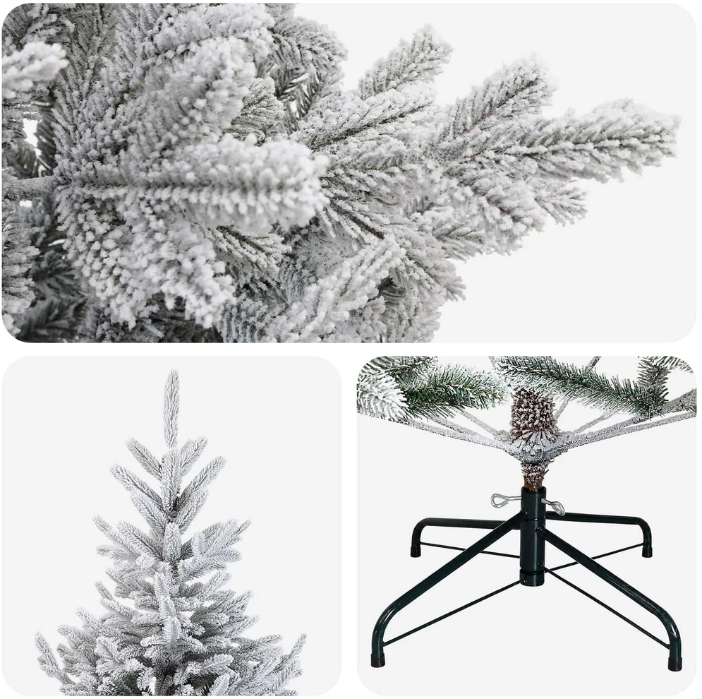 Dirbtinė Sulankstoma Kalėdų Eglutė 120 cm PVC ir metalas