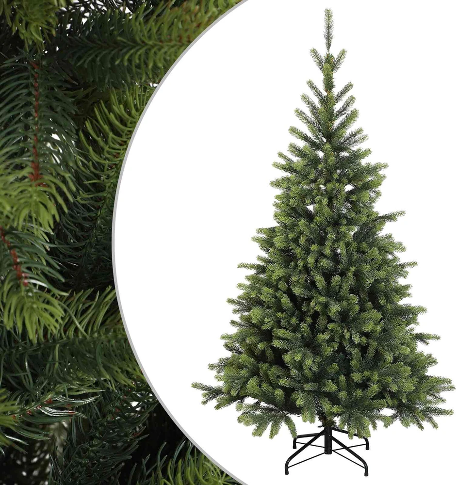 Dirbtinė Sulankstoma Kalėdų Eglutė 150 cm PVC ir metalas Žalia
