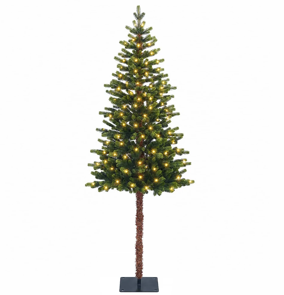 Dirbtinė Sulankstoma Kalėdų Eglutė 150 cm 150 LED Šilta balta