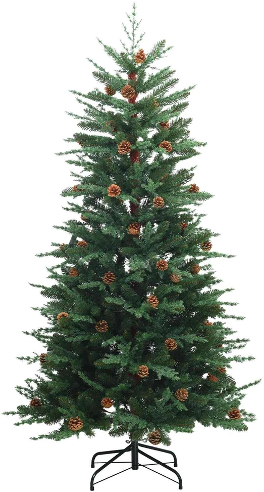 Dirbtinė Sulankstoma Kalėdų Eglutė 150 cm 150 LED Šilta balta