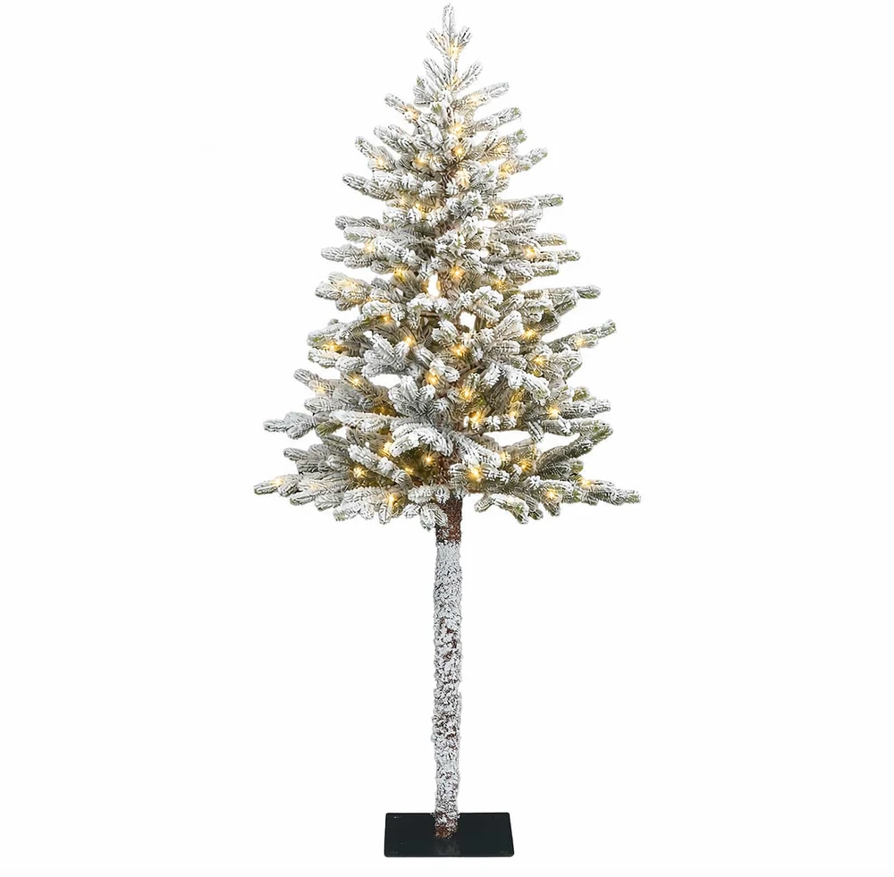 Dirbtinė Sulankstoma Kalėdų Eglutė 150 cm 150 LED Šilta balta