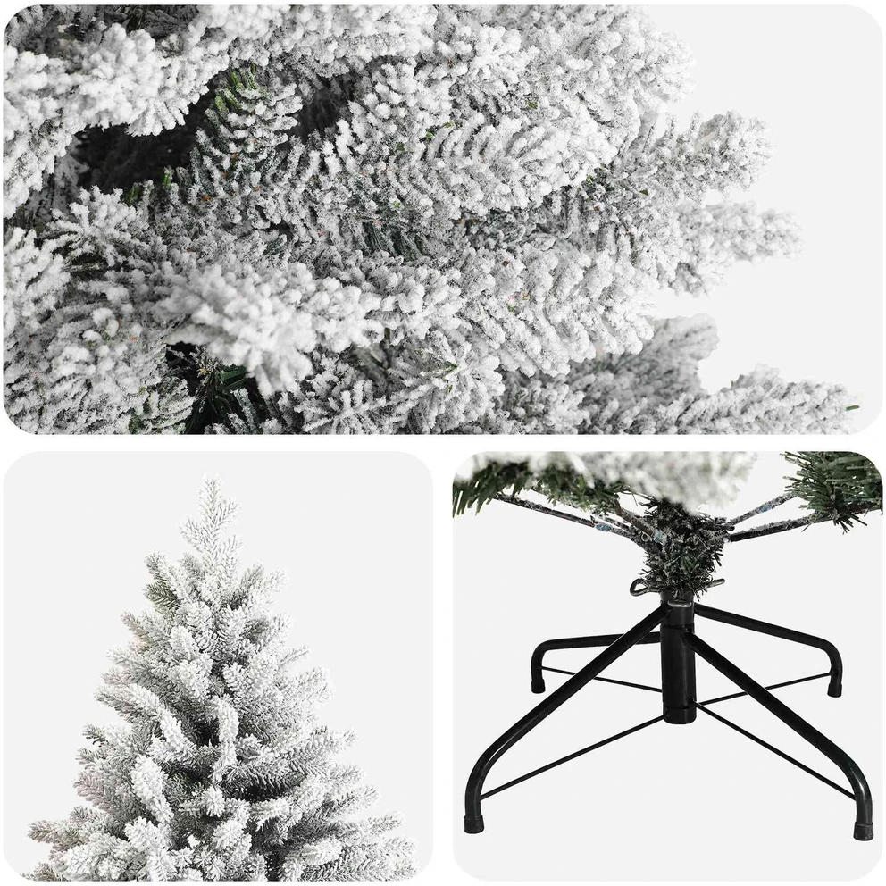 Dirbtinė Sulankstoma Kalėdų Eglutė 180 cm PVC ir metalas