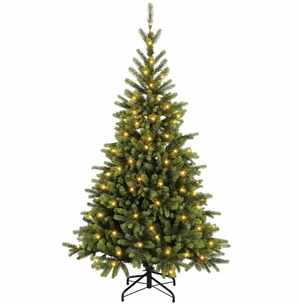 Dirbtinė Sulankstoma Kalėdų Eglutė 180 cm 300 LED Šilta balta