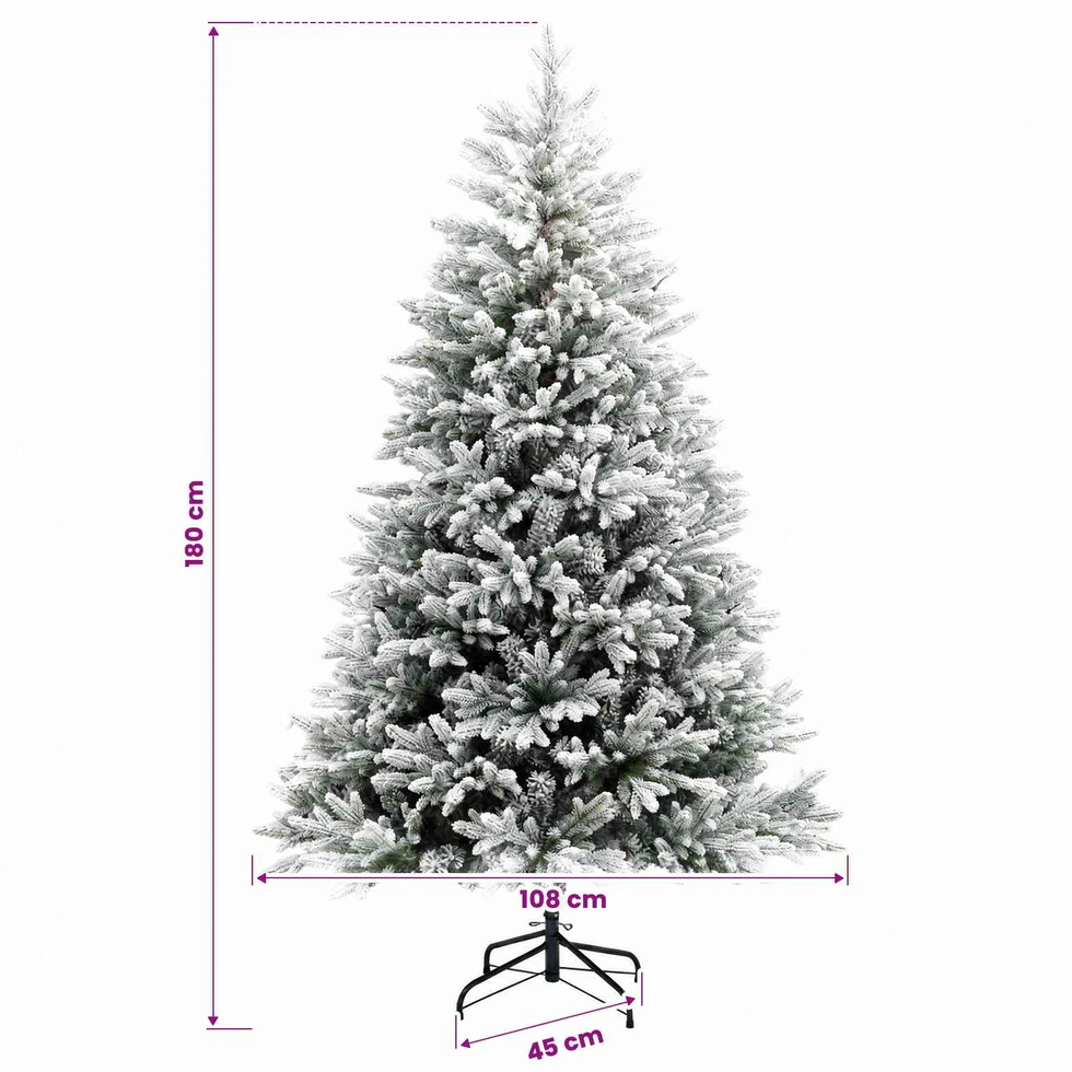 Dirbtinė Sulankstoma Kalėdų Eglutė 180 cm 300 LED Šilta balta