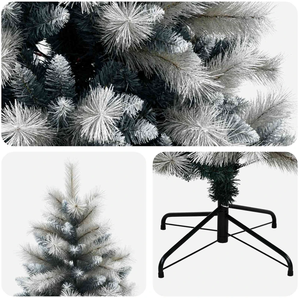 Dirbtinė Sulankstoma Kalėdų Eglutė 210 cm PVC ir metalas