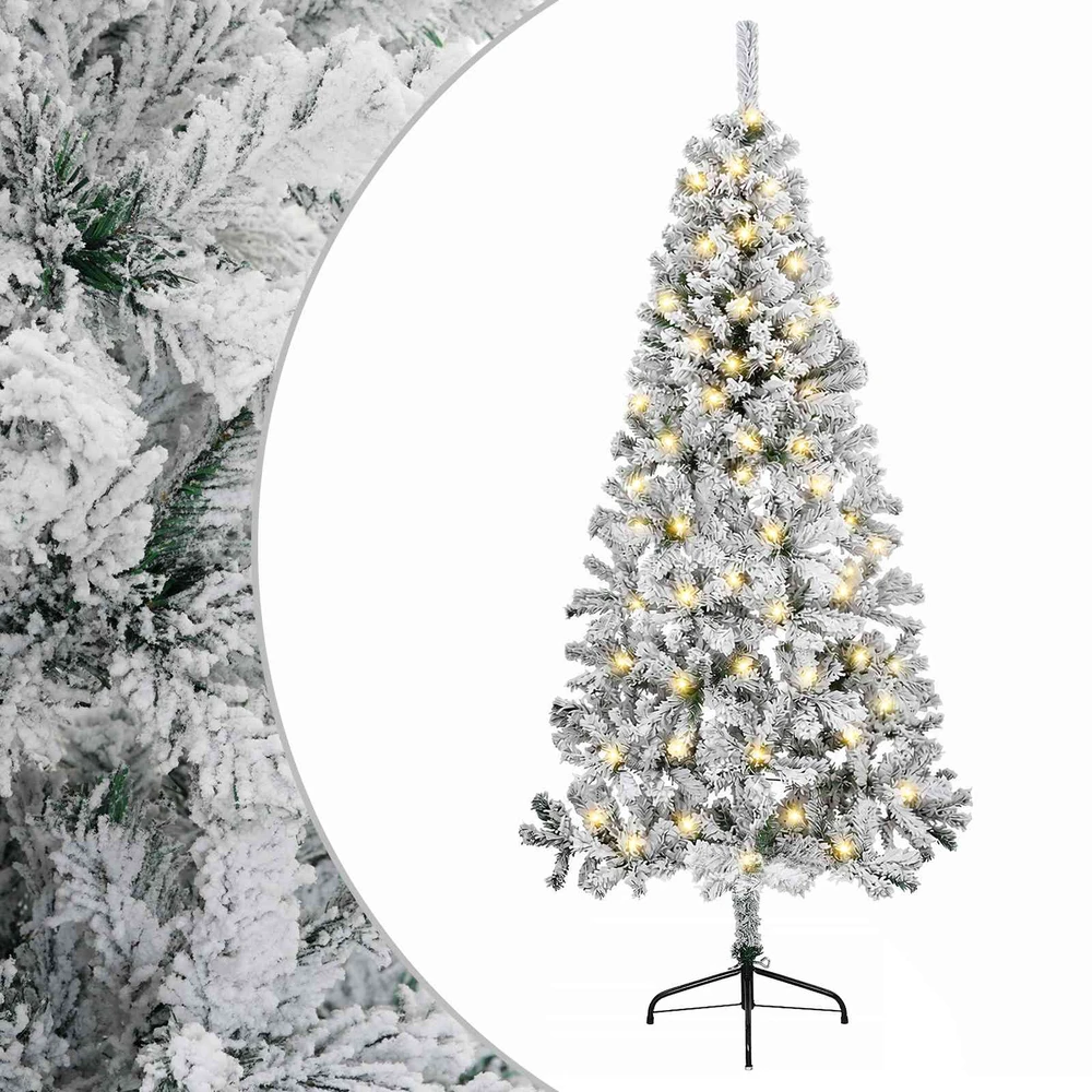 Dirbtinė Sulankstoma Kalėdų Eglutė 240 cm 300 LED Šilta balta