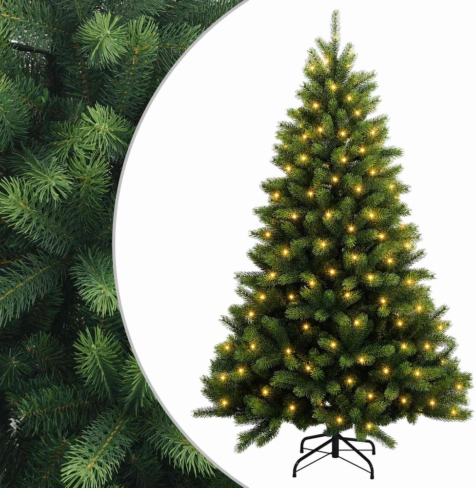 Dirbtinė Sulankstoma Kalėdų Eglutė 240 cm 300 LED Šilta balta