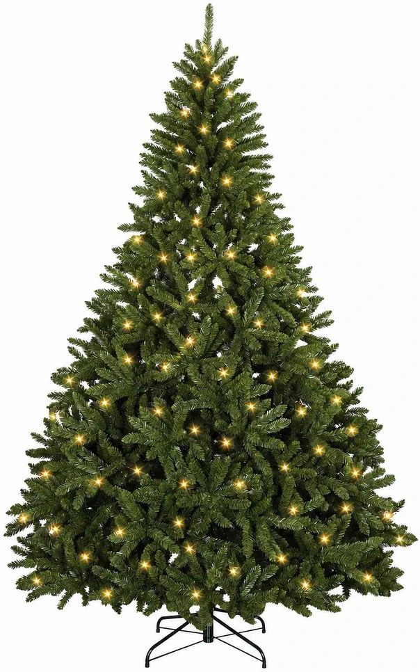 Dirbtinė Sulankstoma Kalėdų Eglutė 300 cm 1000 LED Šilta balta