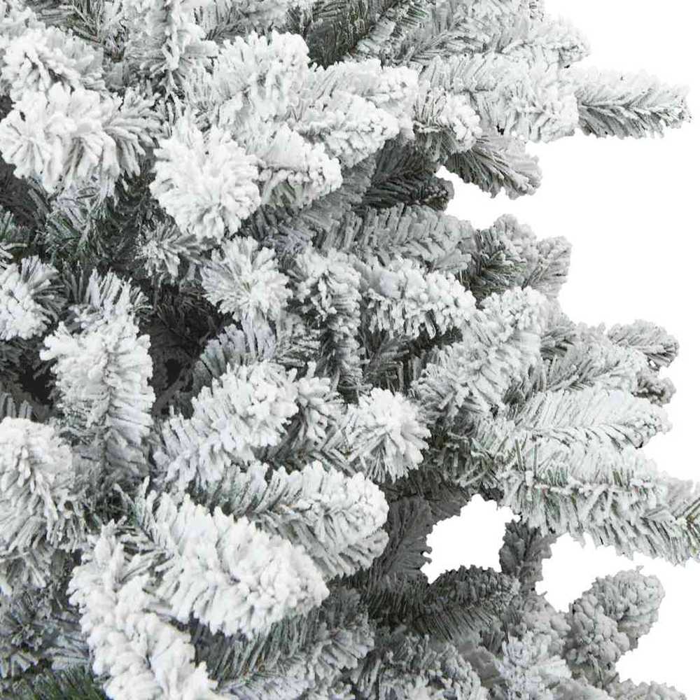 Dirbtinė Sulankstoma Kalėdų Eglutė Balta 150 cm PVC ir Plienas
