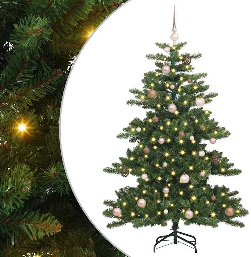 Dirbtinė Sulankstoma Kalėdų Eglutė Žalia 150 cm PVC ir Plienas