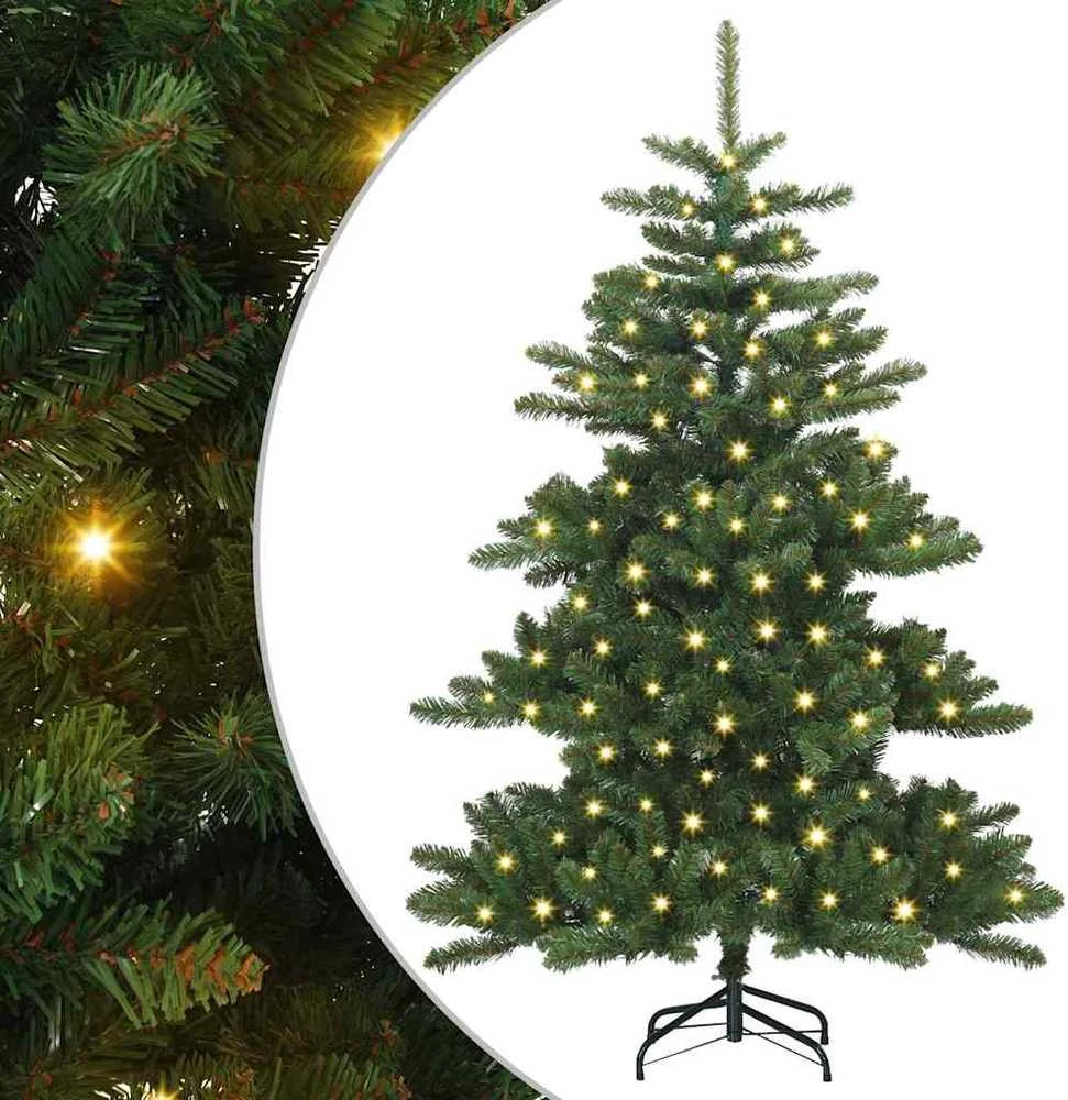 Dirbtinė Sulankstoma Kalėdų Eglutė Žalia 150 cm PVC ir Plienas