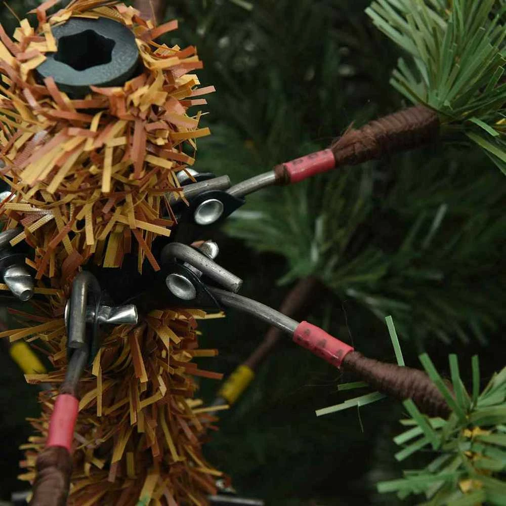Dirbtinė Sulankstoma Kalėdų Eglutė Žalia 210 cm PVC ir Plienas