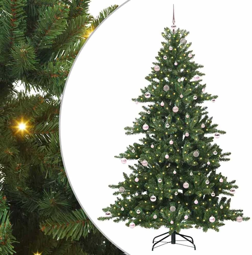 Dirbtinė Sulankstoma Kalėdų Eglutė Žalia 240 cm PVC ir Plienas