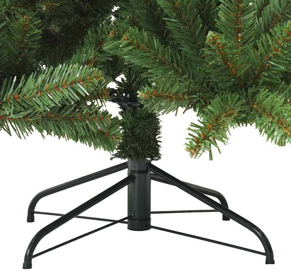 Dirbtinė Sulankstoma Kalėdų Eglutė Žalia 180 cm PVC ir Plienas