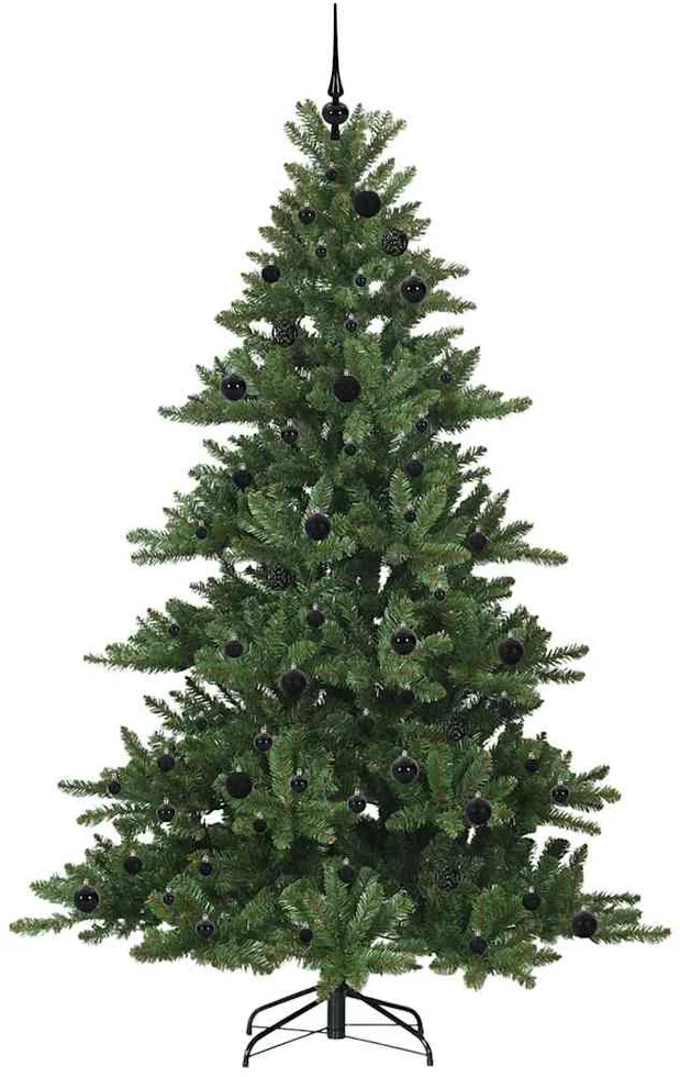 Dirbtinė Sulankstoma Kalėdų Eglutė Žalia 210 cm PVC ir Plienas