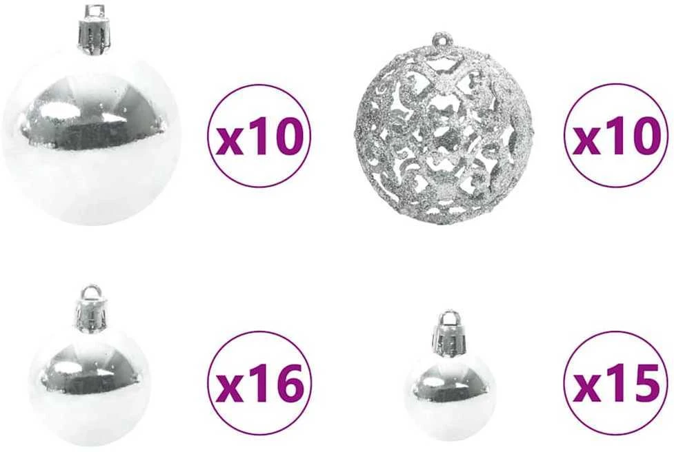 Dirbtinė Sulankstoma Kalėdų Eglutė Žalia 210 cm PVC ir metalas