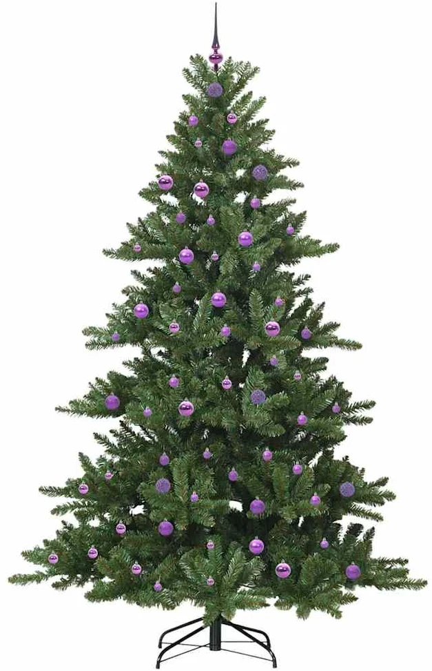 Dirbtinė Sulankstoma Kalėdų Eglutė Žalia 240 cm PVC ir Plienas